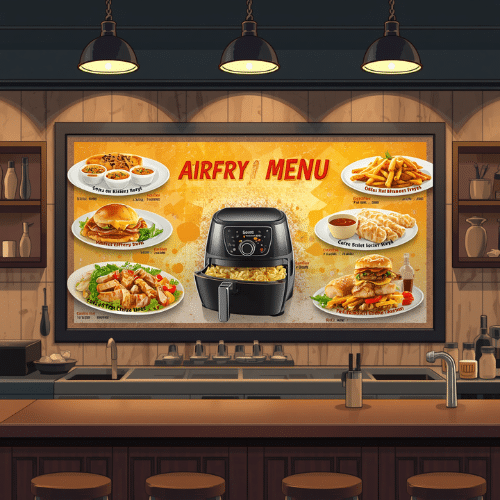 Menus air fryer