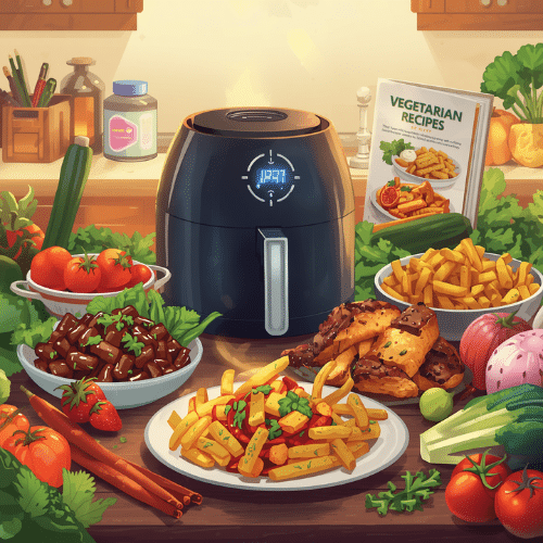 Recettes végétariennes air fryer