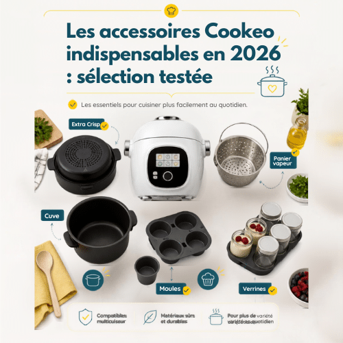 Les accessoires Cookeo indispensables en 2026 : sélection testée