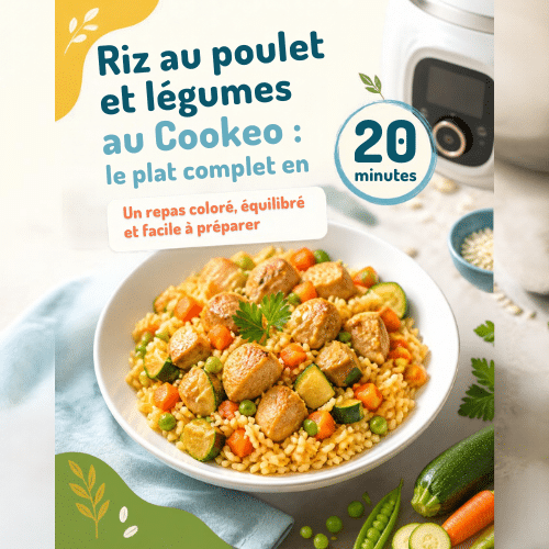 Riz au poulet et légumes au Cookeo : le plat complet en 20 minutes